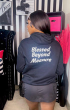 Load image into Gallery viewer, Blessed Beyond Measure Diamond Drawstring Hoodie