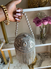 Load image into Gallery viewer, Jasmine Bag - Silver Fringe
